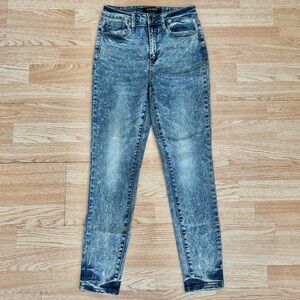 Judy Blue Acid Wash Skinny Fit High Rise Stretch Denim Jeans 3 / 26